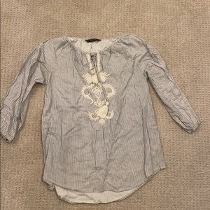 Zara Basic Collection Striped Tunic